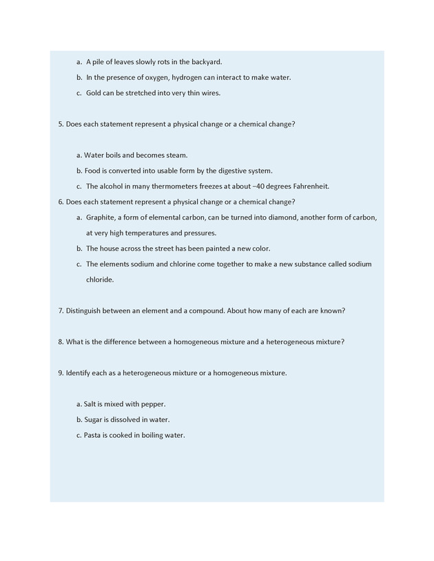 What is Chemistry? Chapter 1 - What is Chemistry? 10