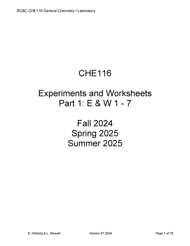 RCBC CHE116 General Chemistry I Laboratory - New Page