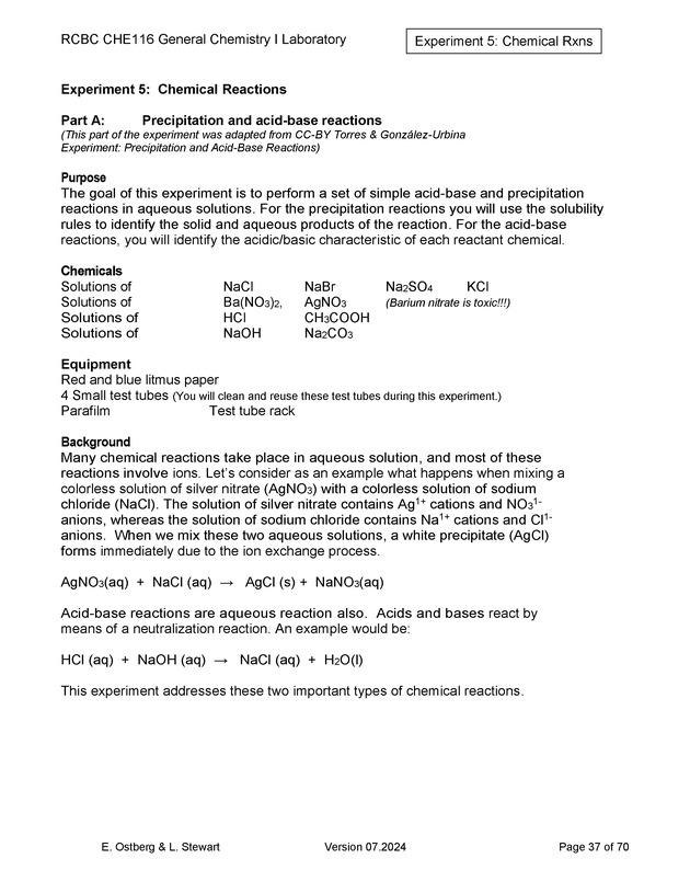 RCBC CHE116 General Chemistry I Laboratory - New Page