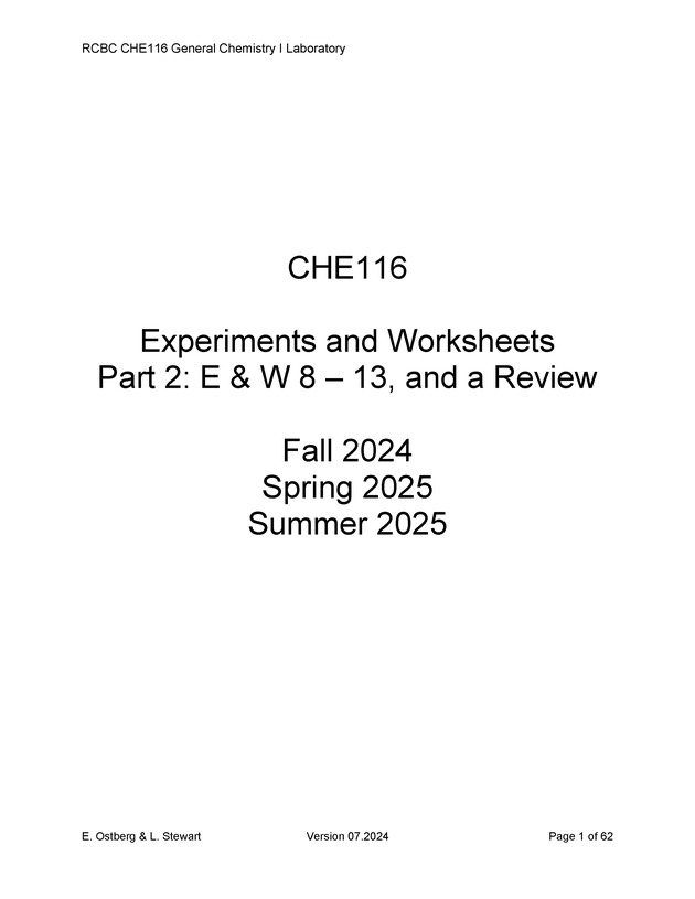RCBC CHE116 General Chemistry I Laboratory - New Page