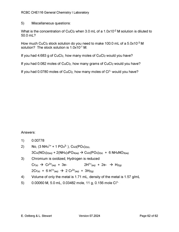 RCBC CHE116 General Chemistry I Laboratory - New Page
