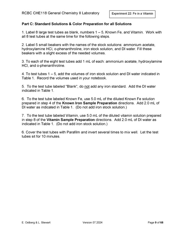 RCBC CHE118 General Chemistry II Laboratory - New Page