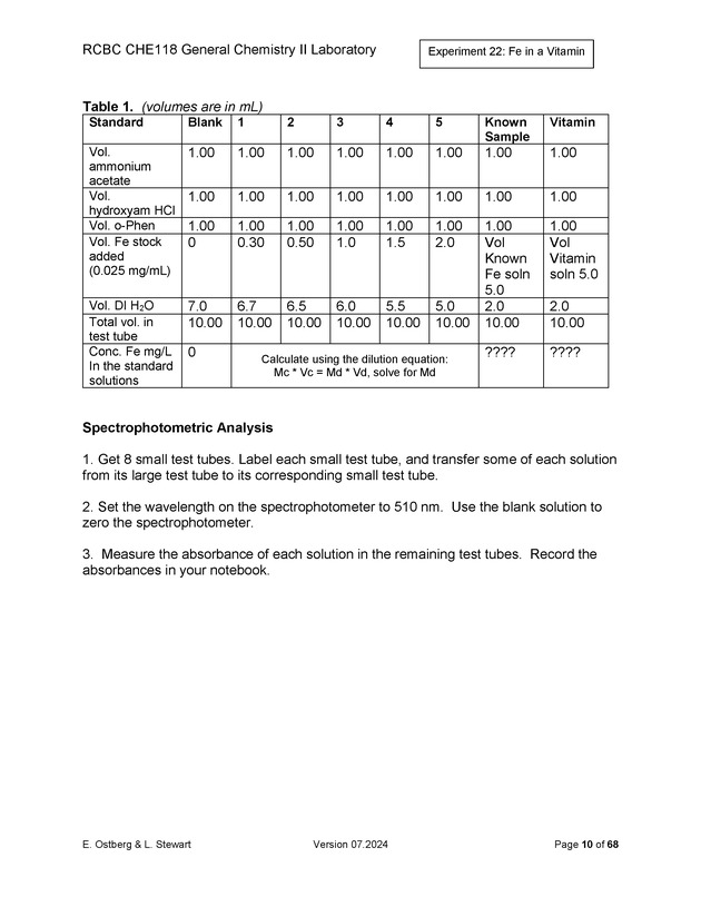 RCBC CHE118 General Chemistry II Laboratory - New Page