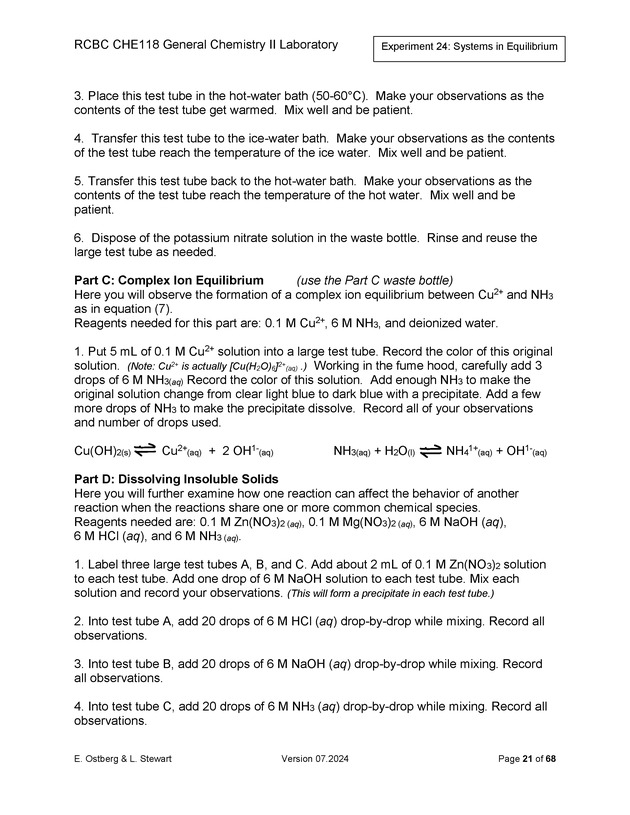 RCBC CHE118 General Chemistry II Laboratory - New Page