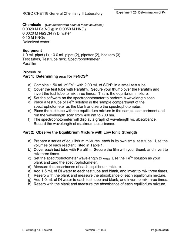 RCBC CHE118 General Chemistry II Laboratory - New Page