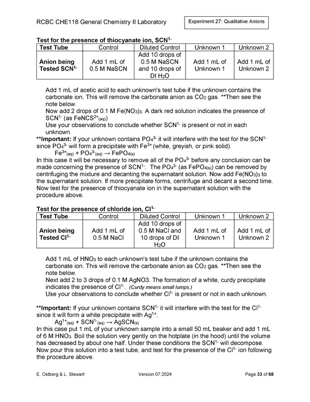 RCBC CHE118 General Chemistry II Laboratory - New Page