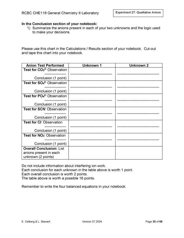 RCBC CHE118 General Chemistry II Laboratory - New Page