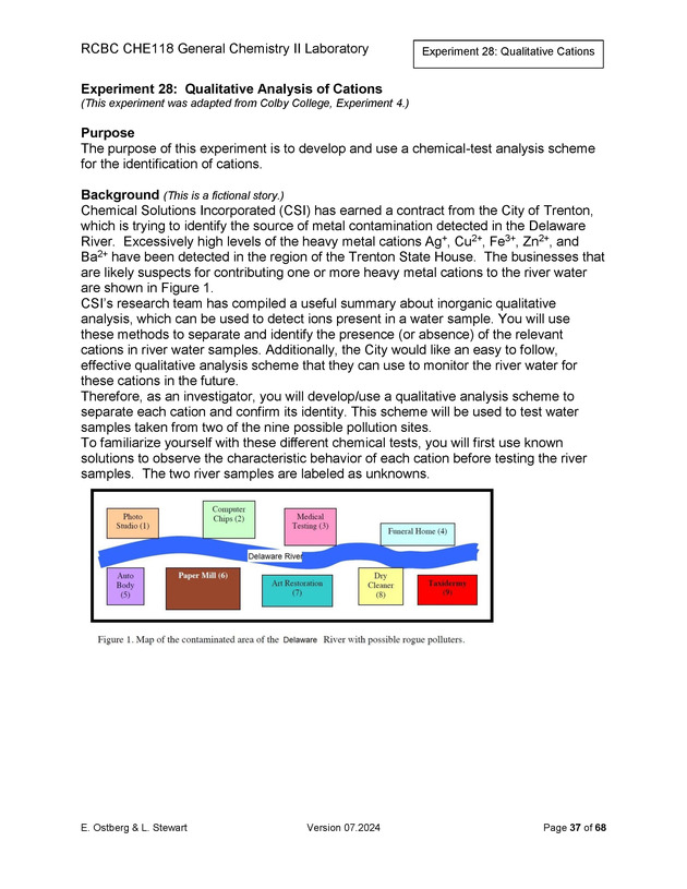 RCBC CHE118 General Chemistry II Laboratory - New Page