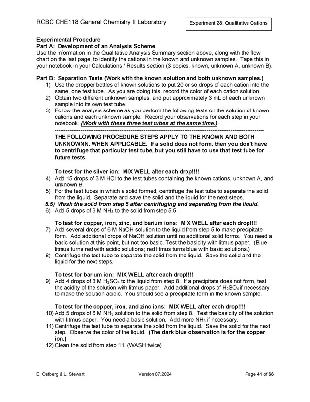 RCBC CHE118 General Chemistry II Laboratory - New Page