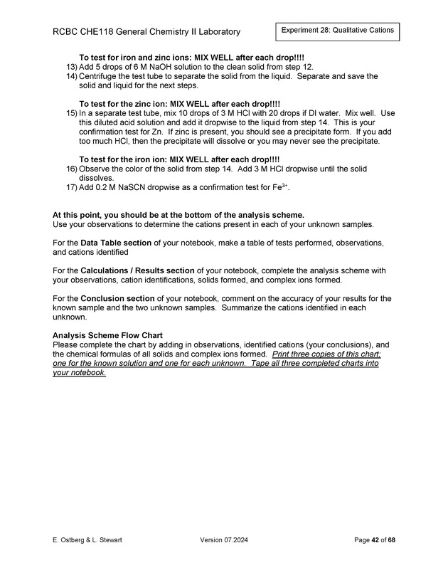 RCBC CHE118 General Chemistry II Laboratory - New Page