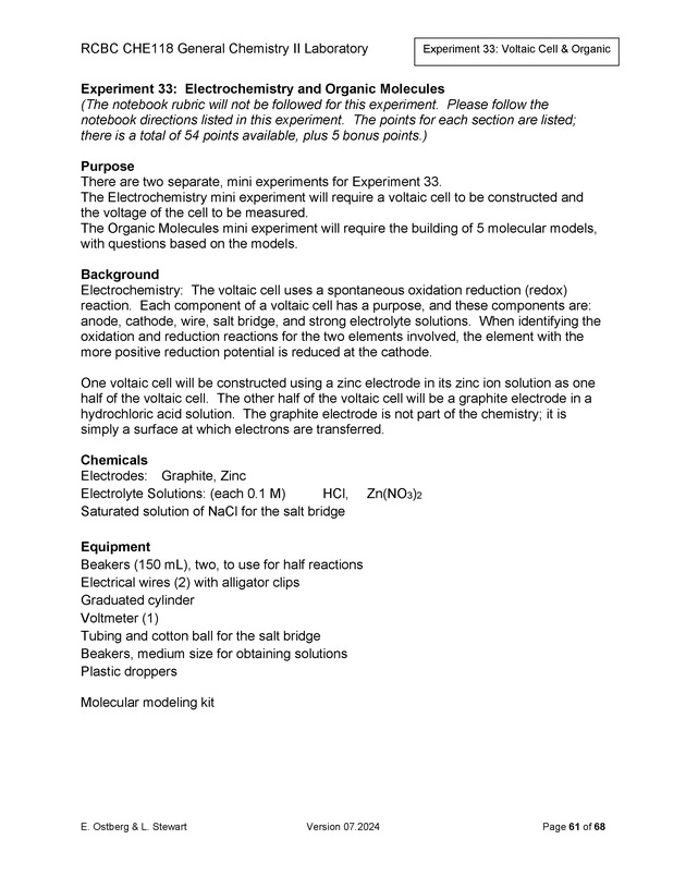 RCBC CHE118 General Chemistry II Laboratory - New Page