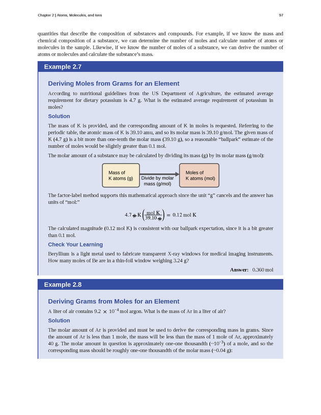 Chemistry: Atoms First - New Page 106