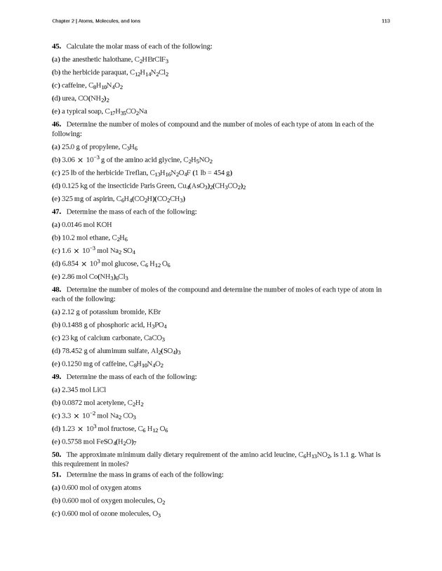 Chemistry: Atoms First - New Page 122