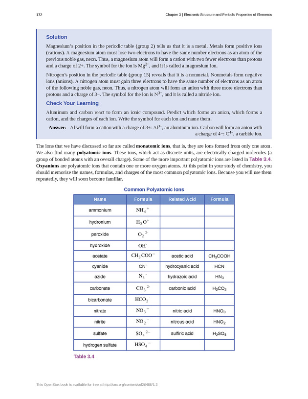 Chemistry: Atoms First - New Page 181