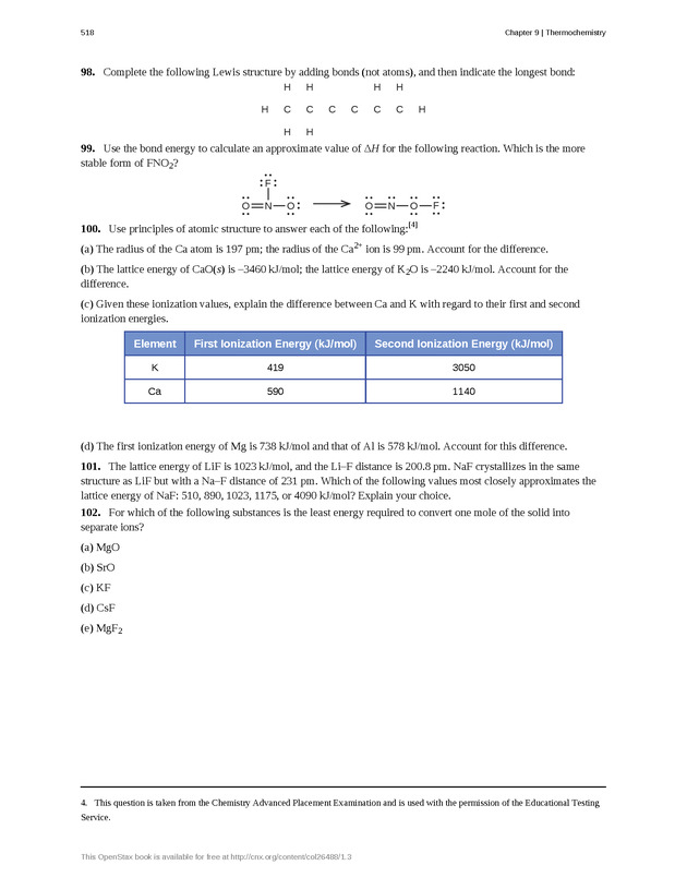 Chemistry: Atoms First - New Page 527