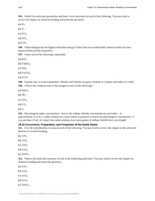 Chemistry: Atoms First - Preface 2023