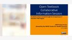 Open Textbook Collaborative Friday Information Session
