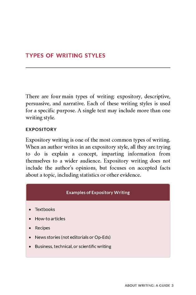 About Writing: A Guide - Page 3