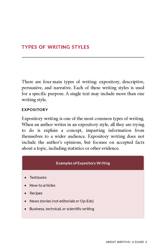 About Writing: A Guide - Page 3