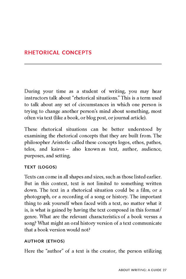 About Writing: A Guide - Page 27