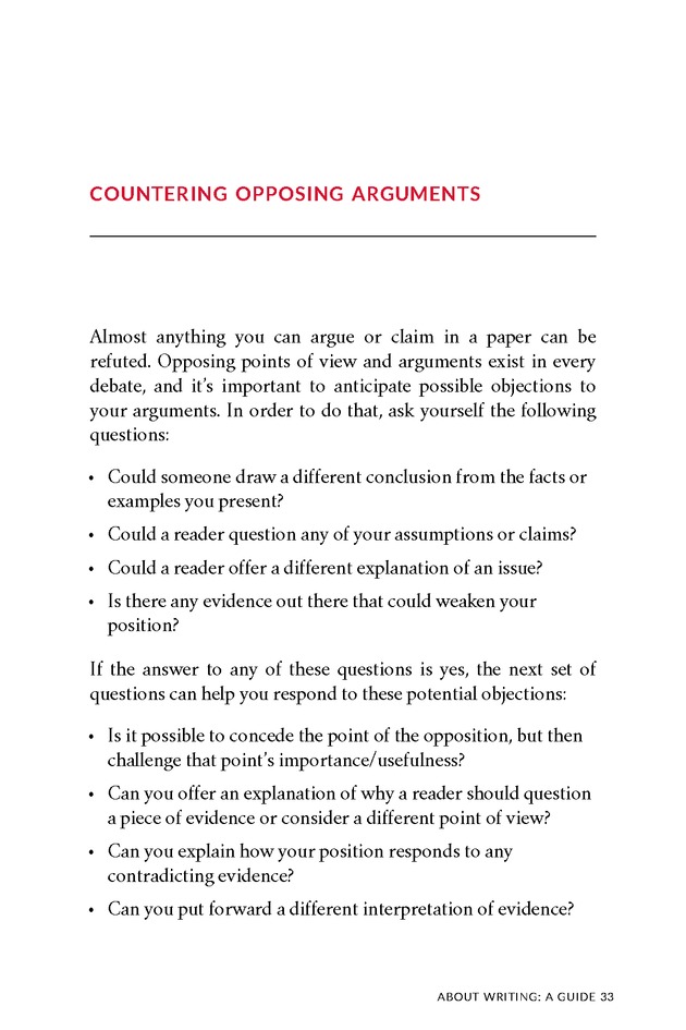 About Writing: A Guide - Page 33