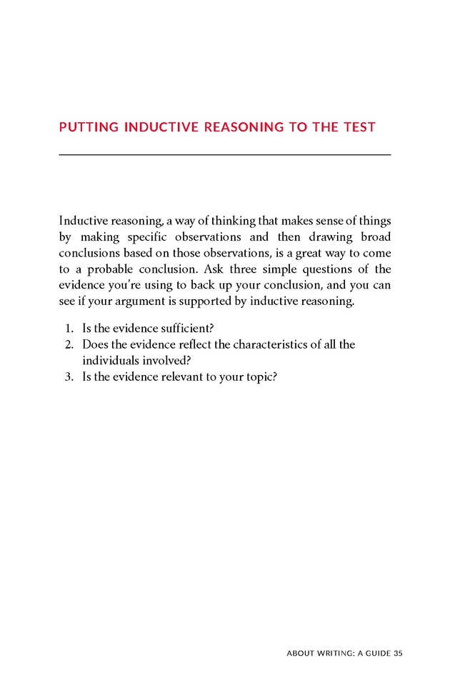 About Writing: A Guide - Page 35