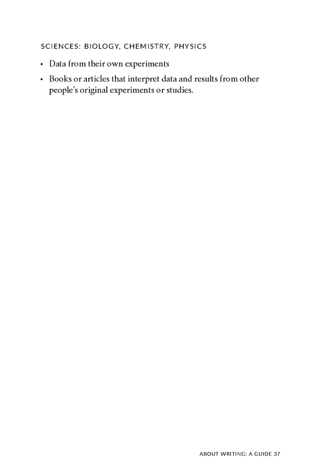 About Writing: A Guide - Page 37