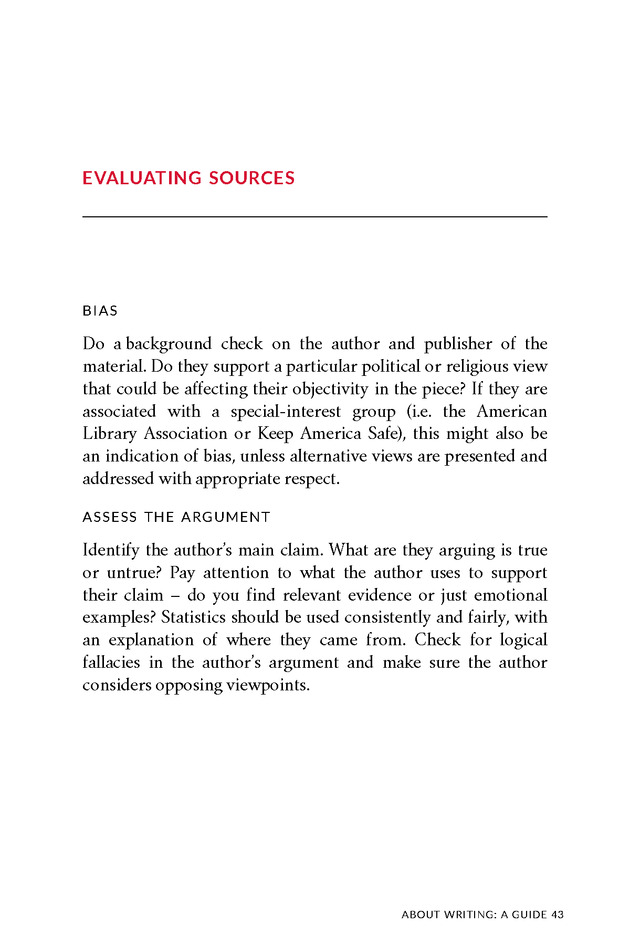 About Writing: A Guide - Page 43
