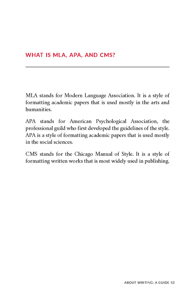 About Writing: A Guide - Page 53