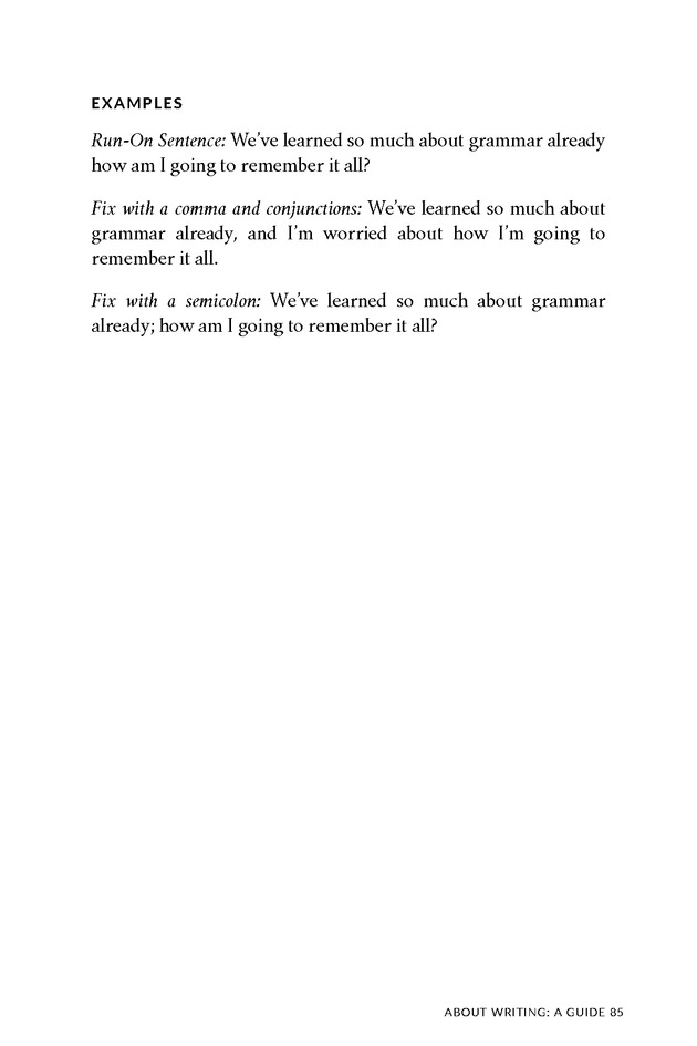 About Writing: A Guide - Page 85