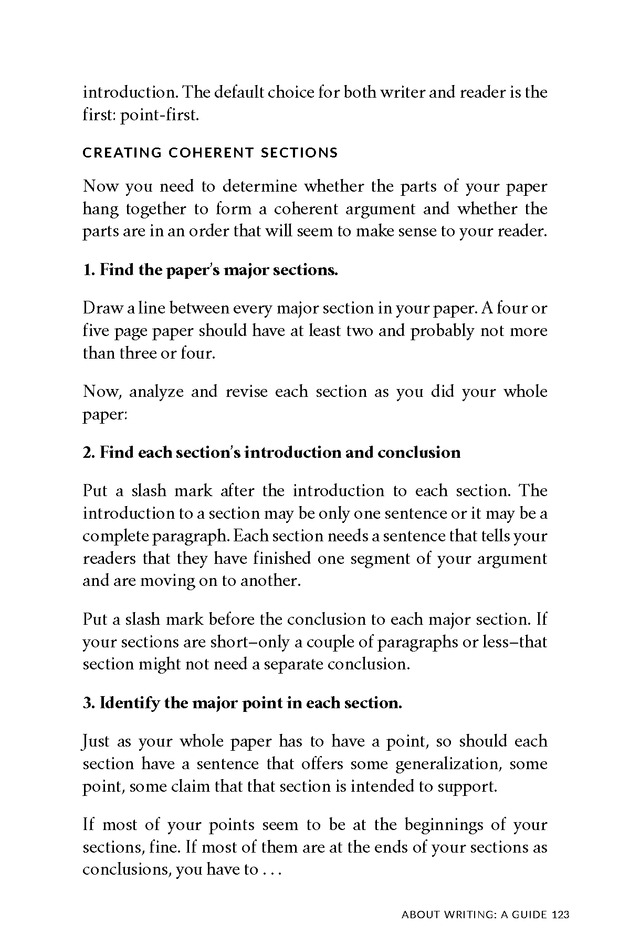 About Writing: A Guide - Page 123