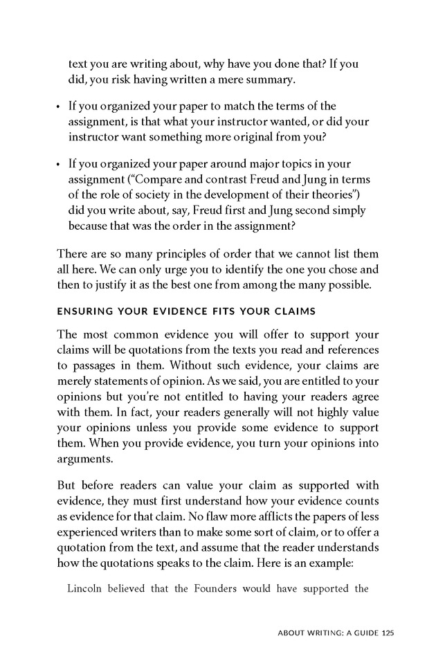 About Writing: A Guide - Page 125