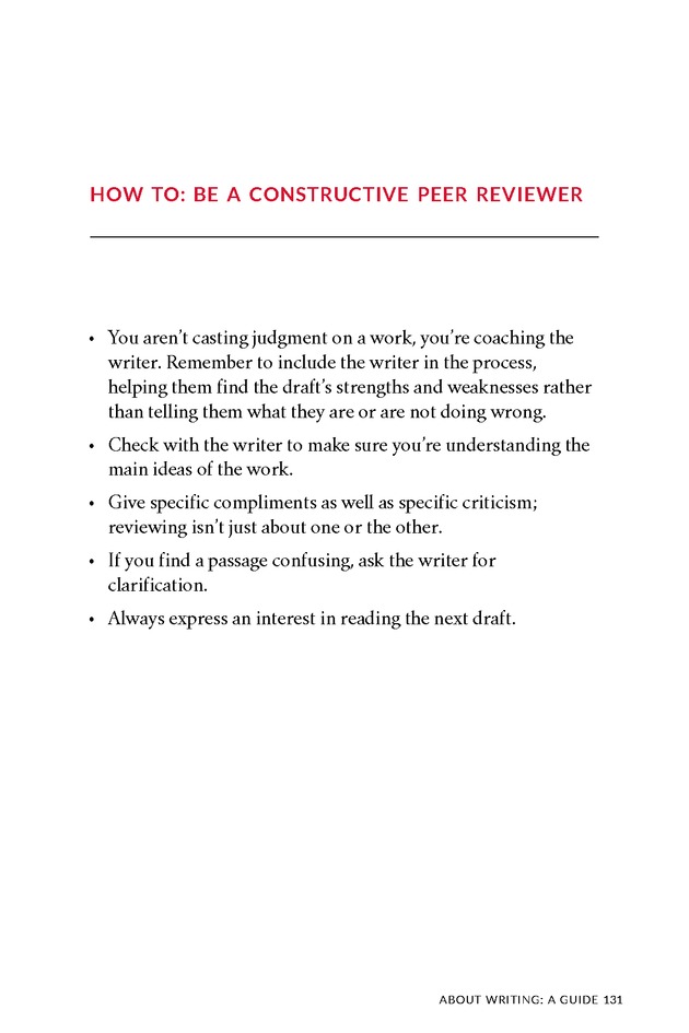 About Writing: A Guide - Page 131
