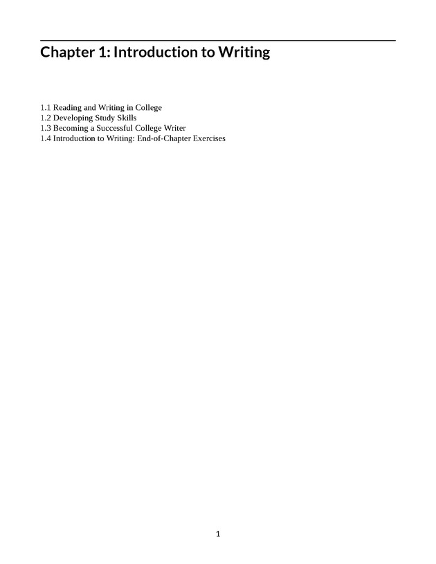 Writing for Success - Page 1