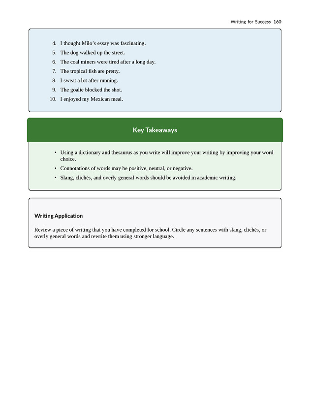 Writing for Success - Page 160