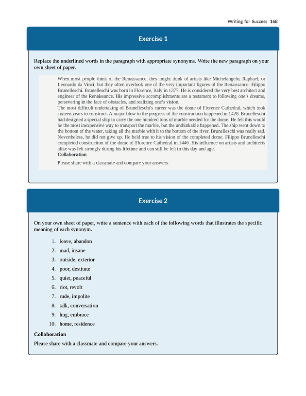 Writing for Success - Page 168