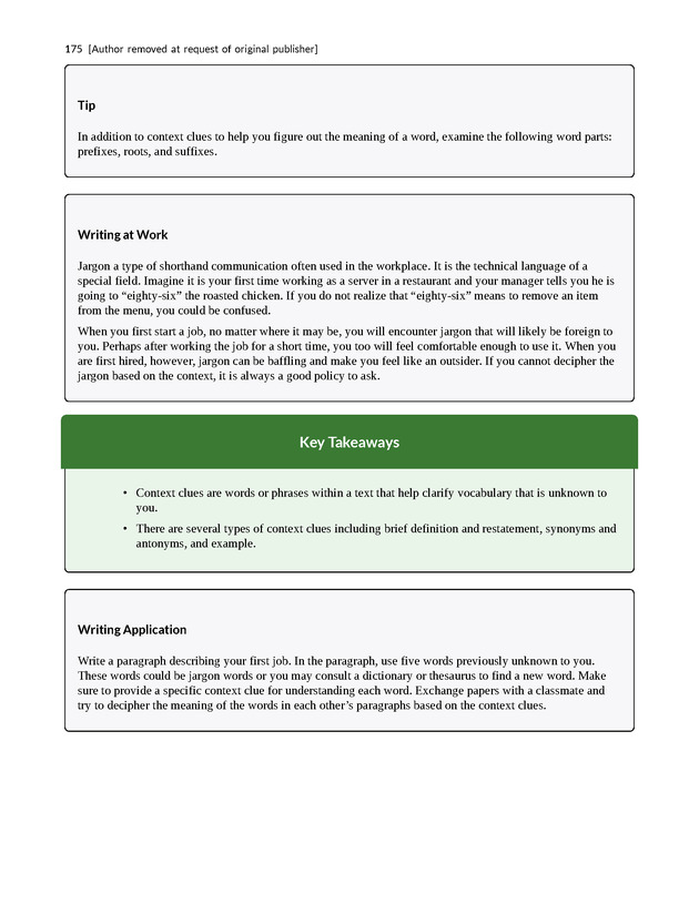 Writing for Success - Page 175