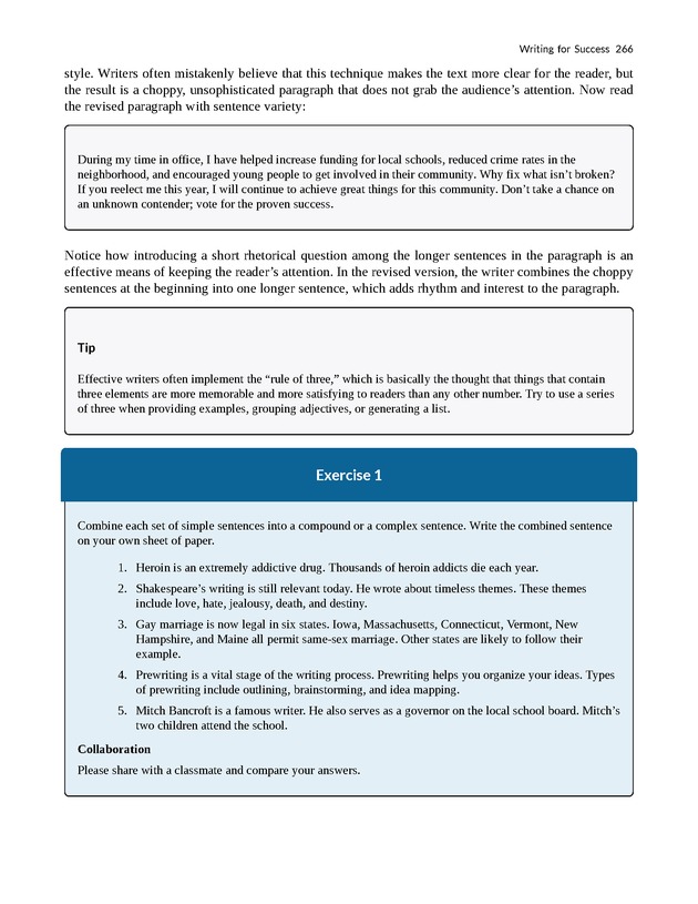 Writing for Success - Page 266