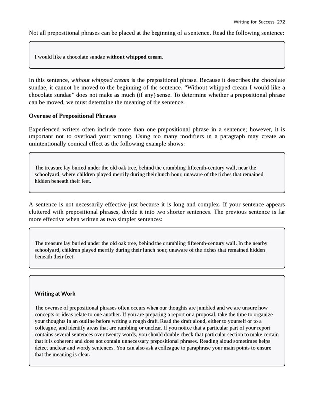 Writing for Success - Page 272