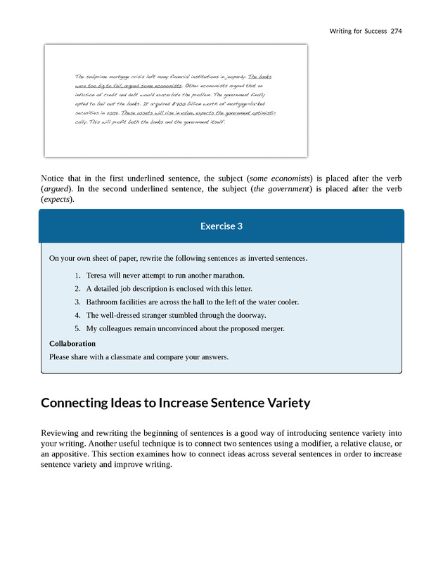 Writing for Success - Page 274