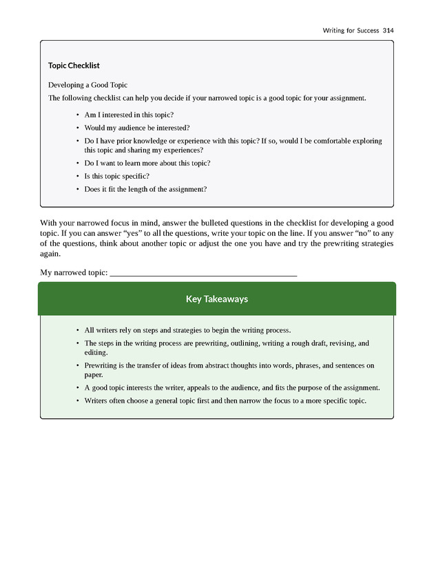 Writing for Success - Page 314