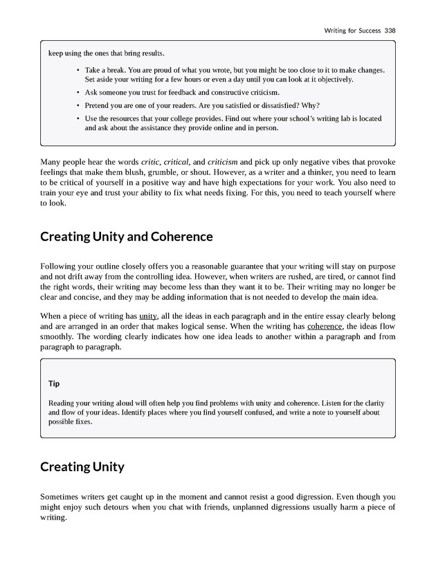 Writing for Success - Page 338