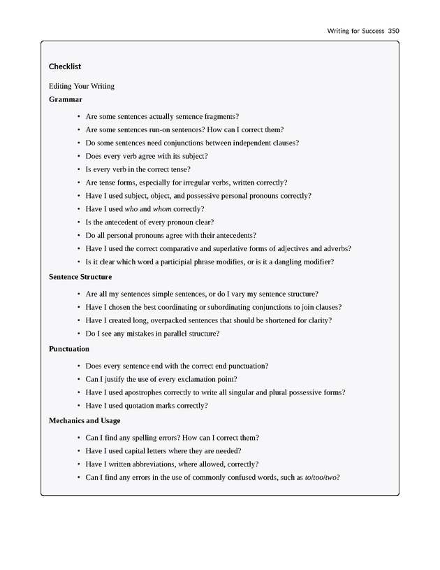 Writing for Success - Page 350