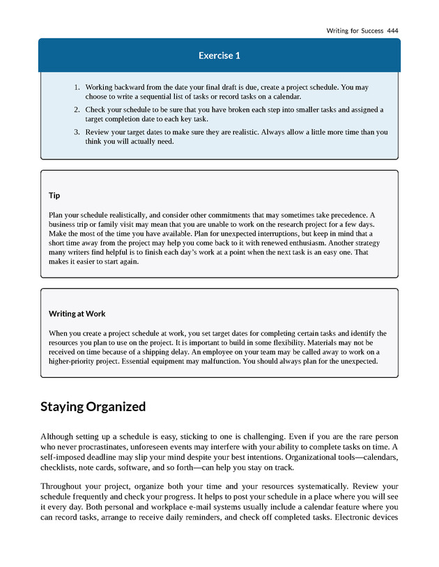 Writing for Success - Page 444