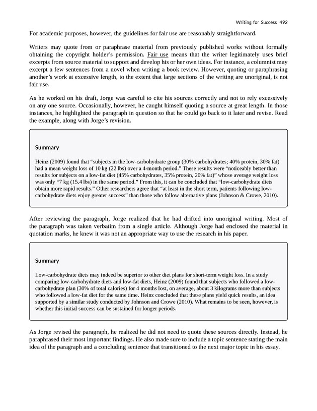 Writing for Success - Page 492
