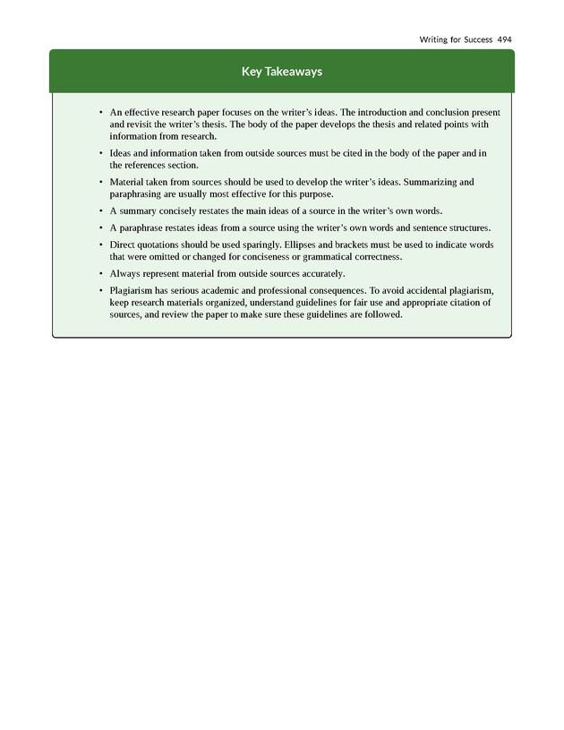 Writing for Success - Page 494
