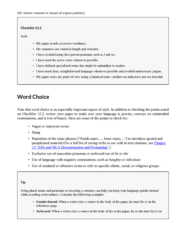 Writing for Success - Page 501