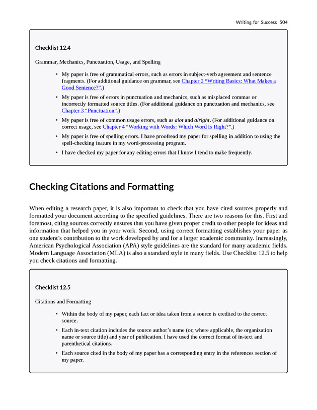 Writing for Success - Page 504