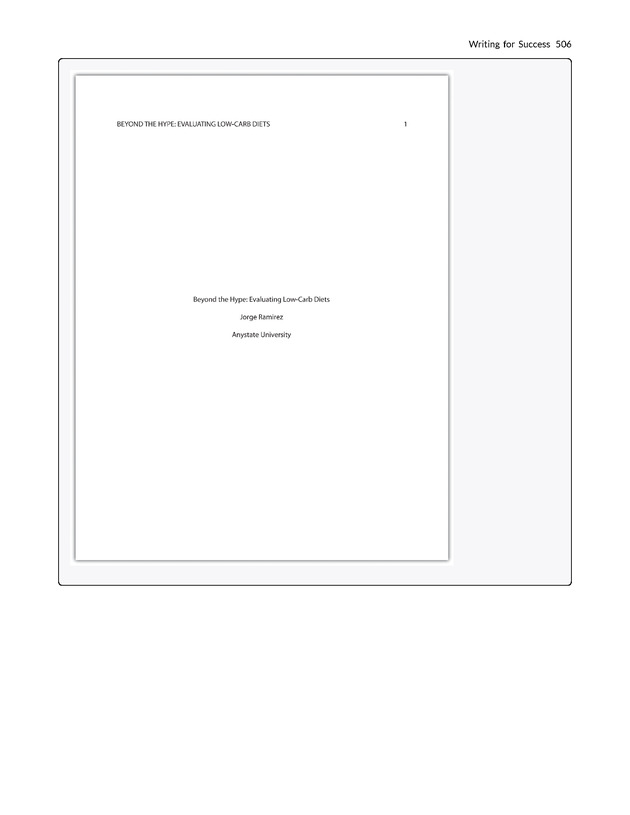 Writing for Success - Page 506