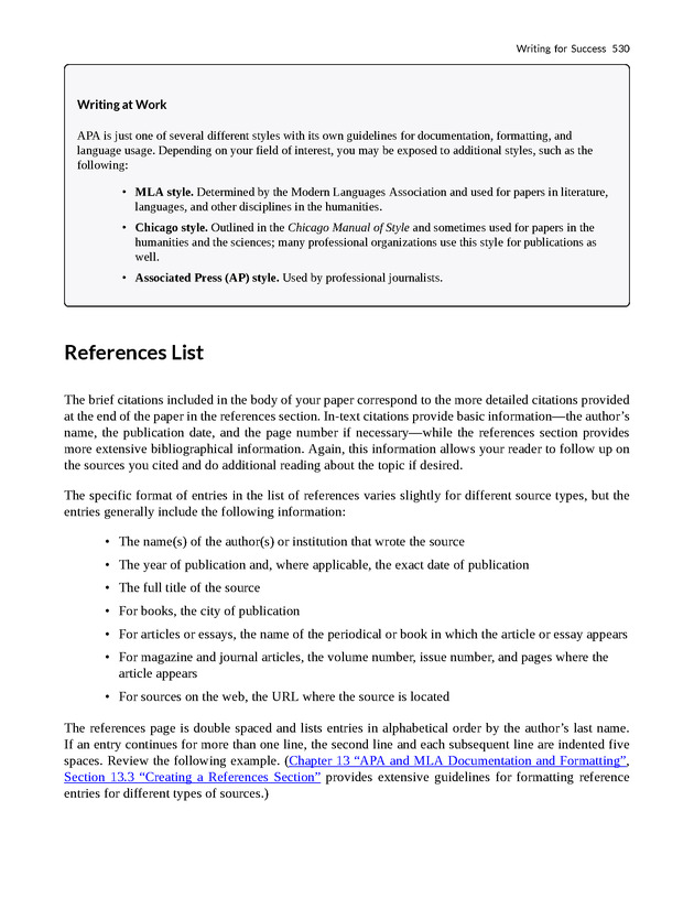 Writing for Success - Page 530